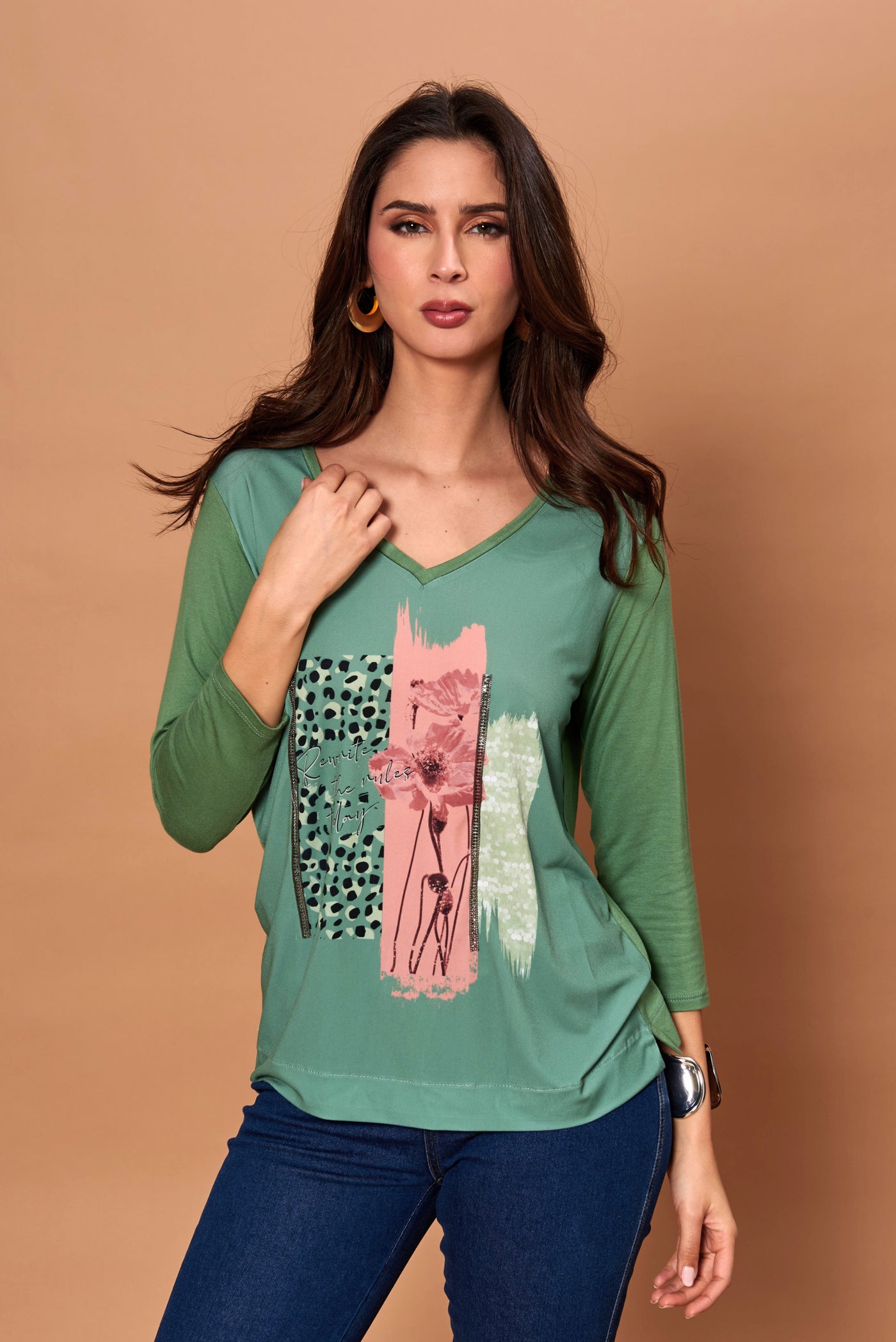 Polera Gaia Verde