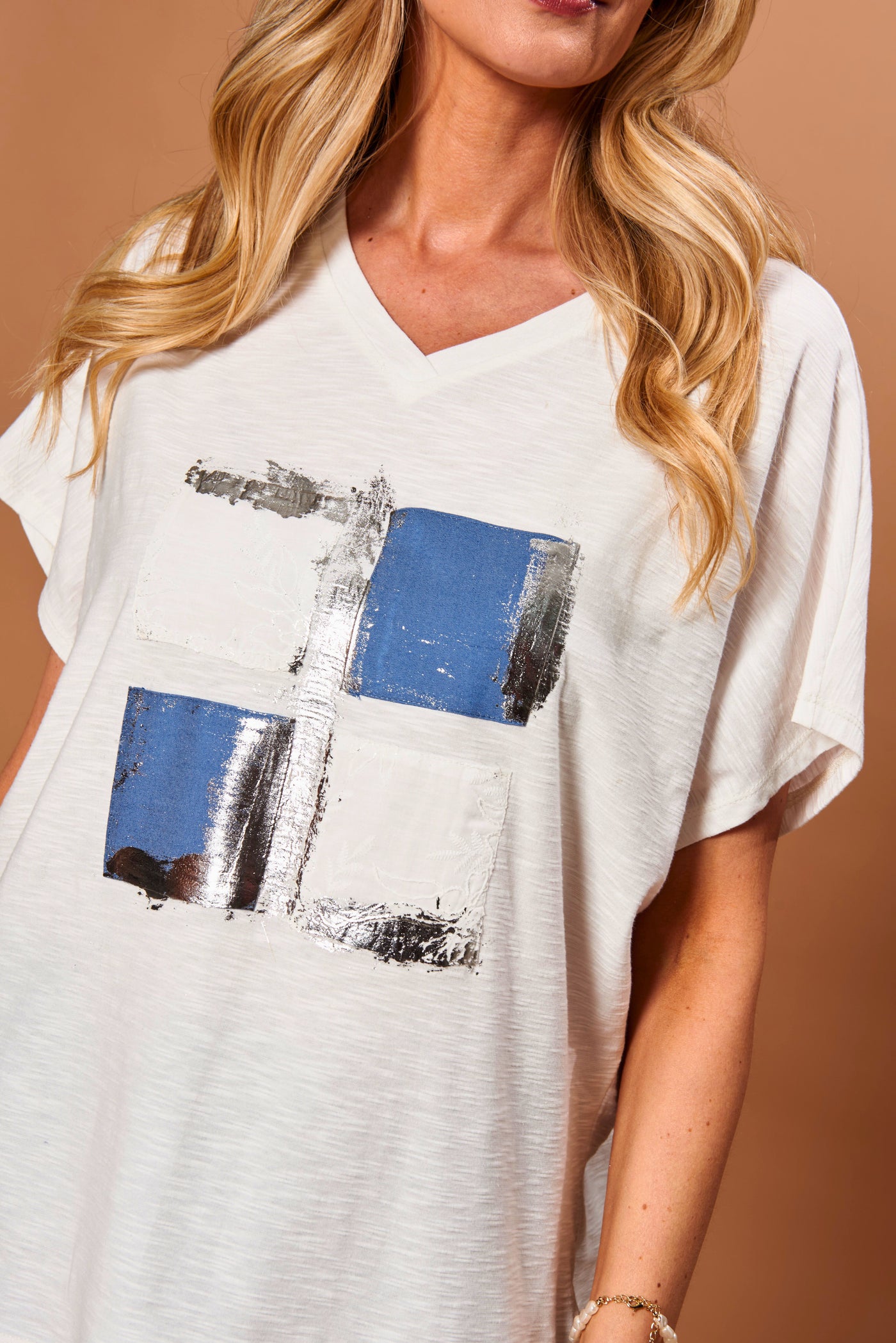 Polera Olivina blanco