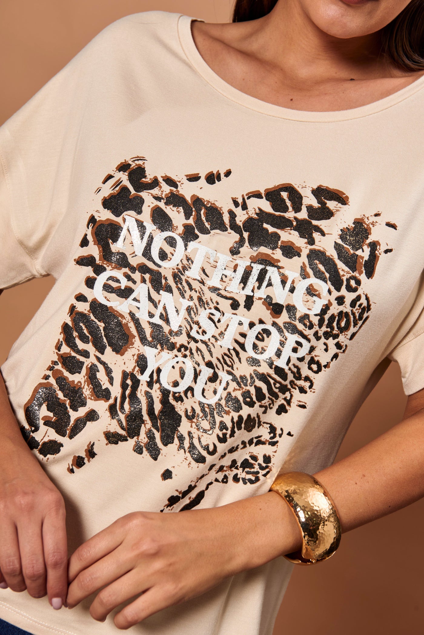 Polera Camille beige
