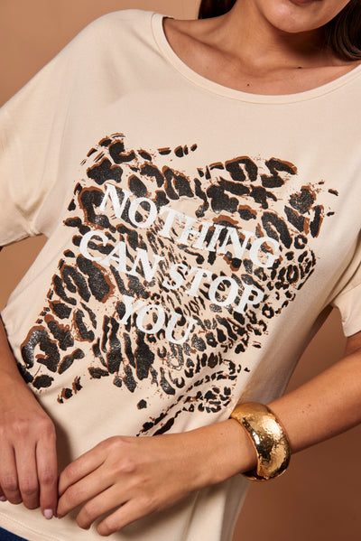 Polera Camille beige