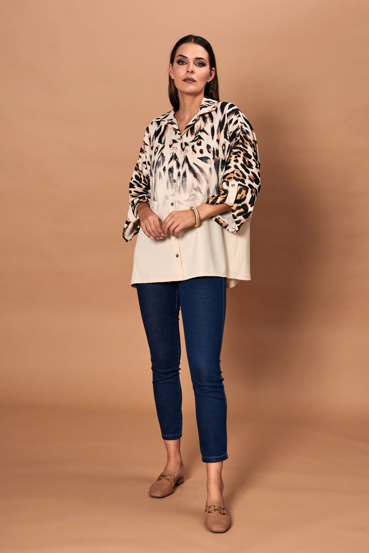 Blusa print - línea italiana