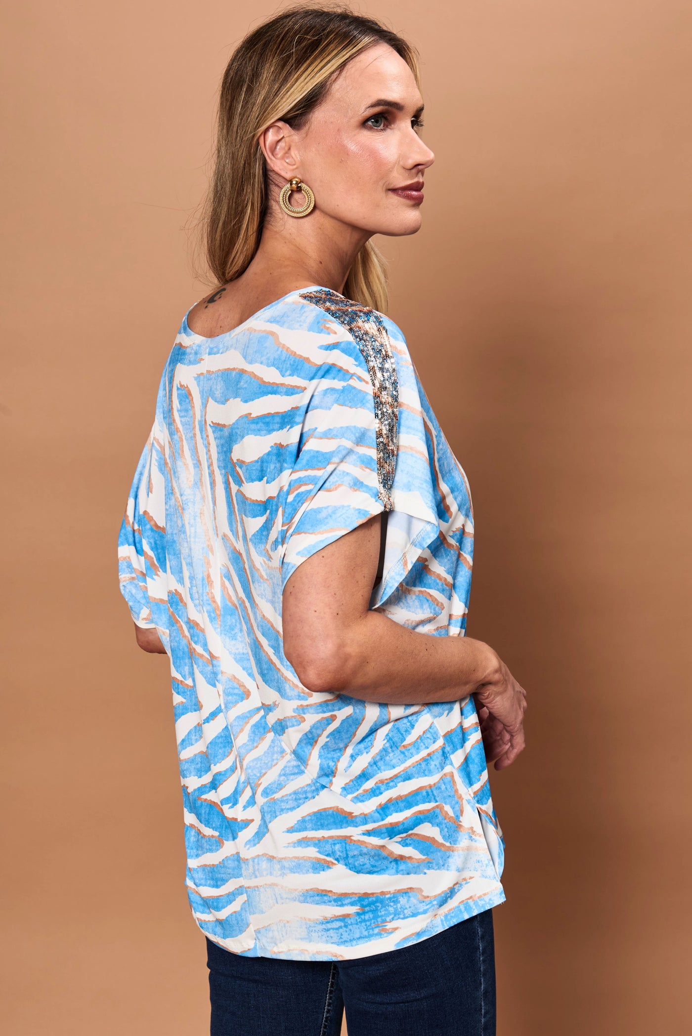 Polera Amal celeste