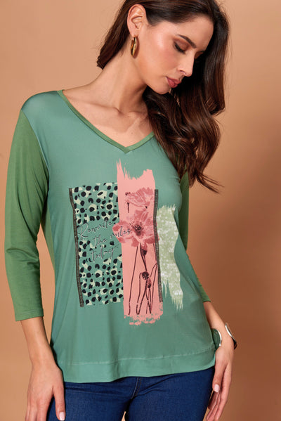 Polera Gaia Verde