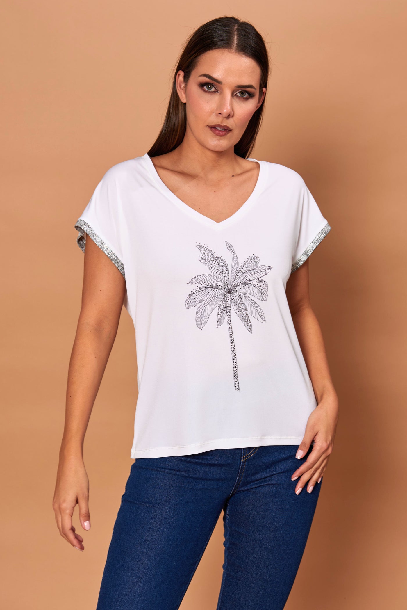 Polera Dalia Crudo