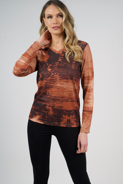 Polera Skye Terracota