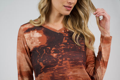 Polera Skye Terracota