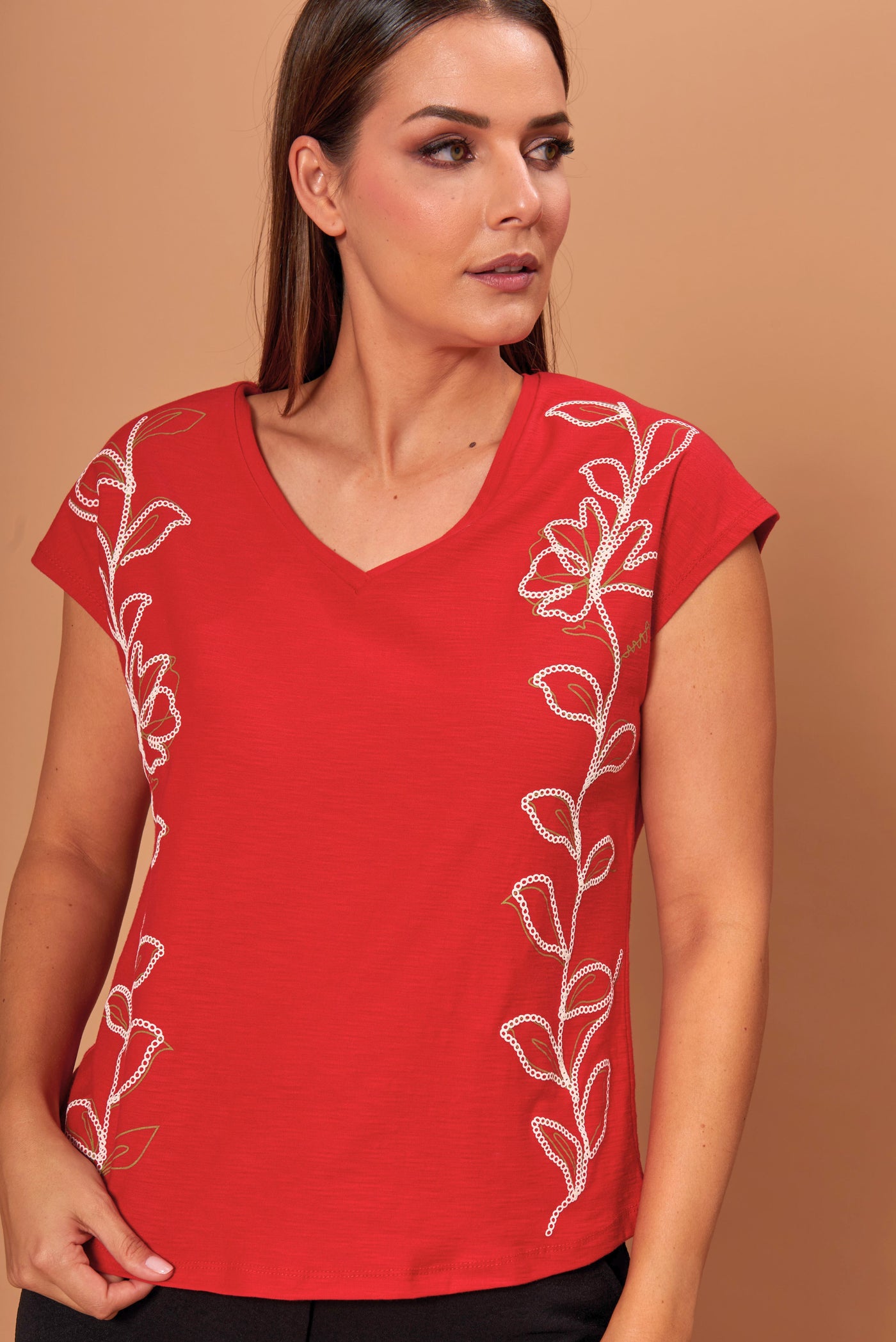 Polera Boreal rojo