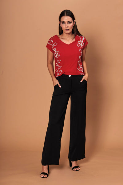 Polera Boreal rojo
