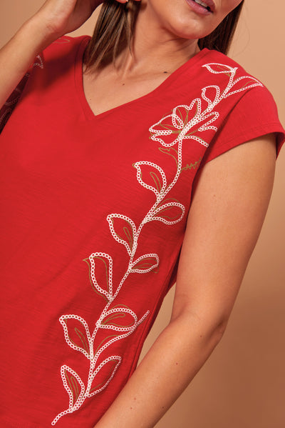 Polera Boreal rojo
