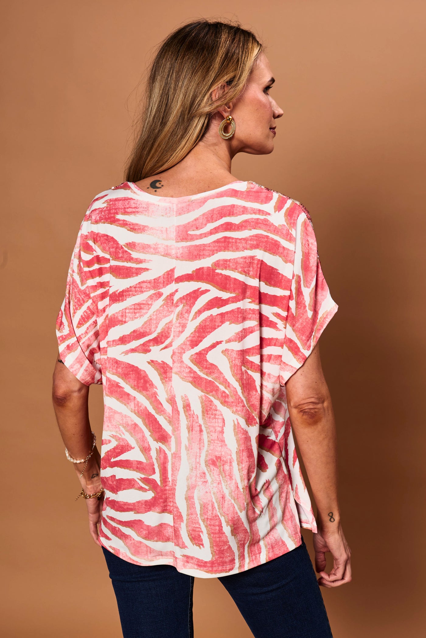 Polera Amal coral