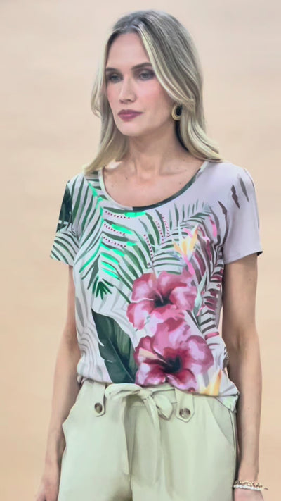 Polera Elara Coral