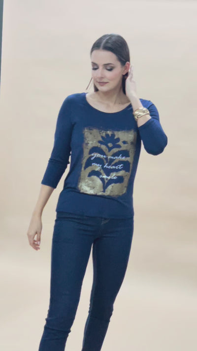Polera Isola Azul
