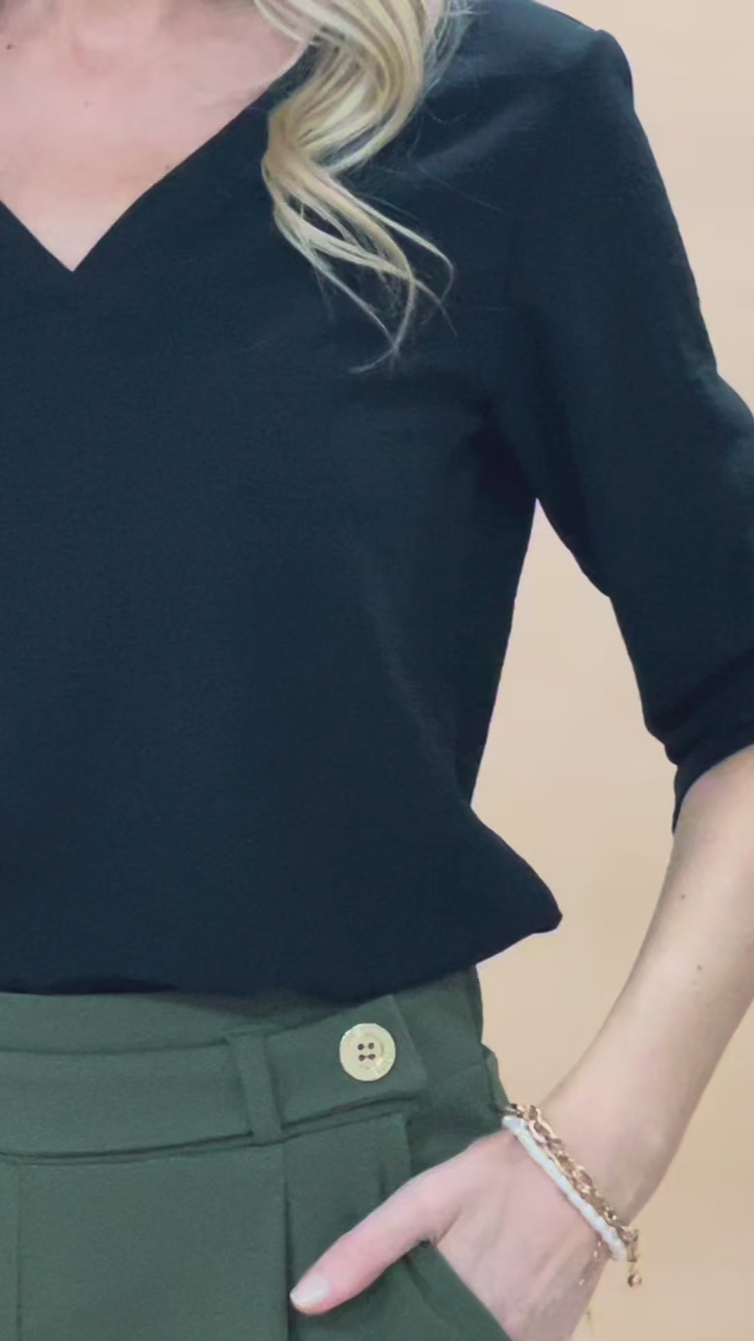 Blusa Nivaria negro