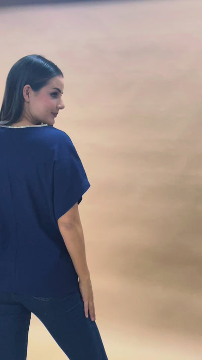 Polera Coralina azul